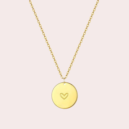 Halskette | Sweet Heart | Gold / Silber | Personalisierbar
