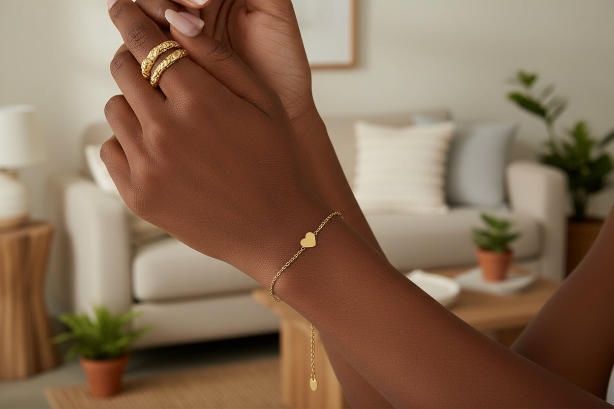 Armband | Pure Heart | Gold / Rosé Gold